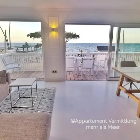 Apartmán Urban Beletage 2 Bis 6 Personen Mit Panorama Meerblick Wlan Gegenueber Vom Häven